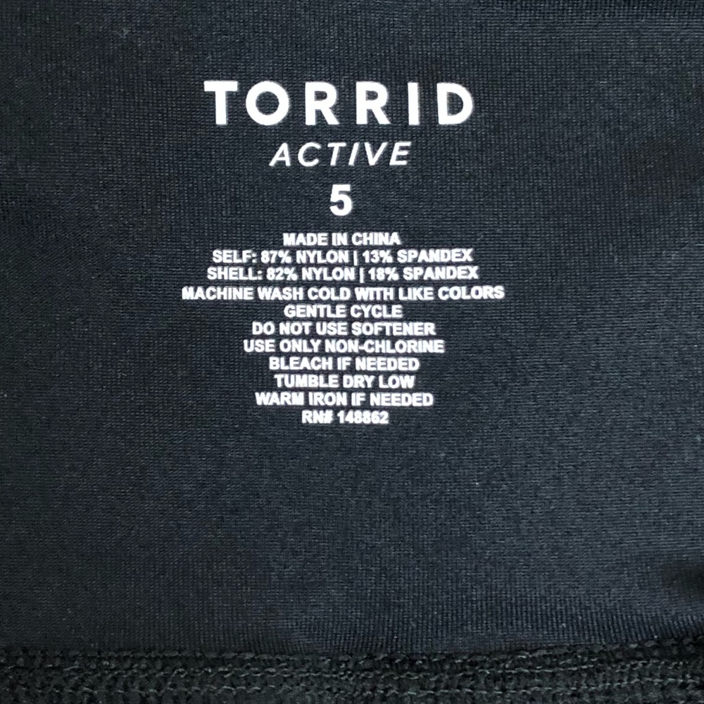 Torrid Black Active Skirt With Bike Shorts Same Day Shipping Size 5X NWOT - Picture 3 of 12
